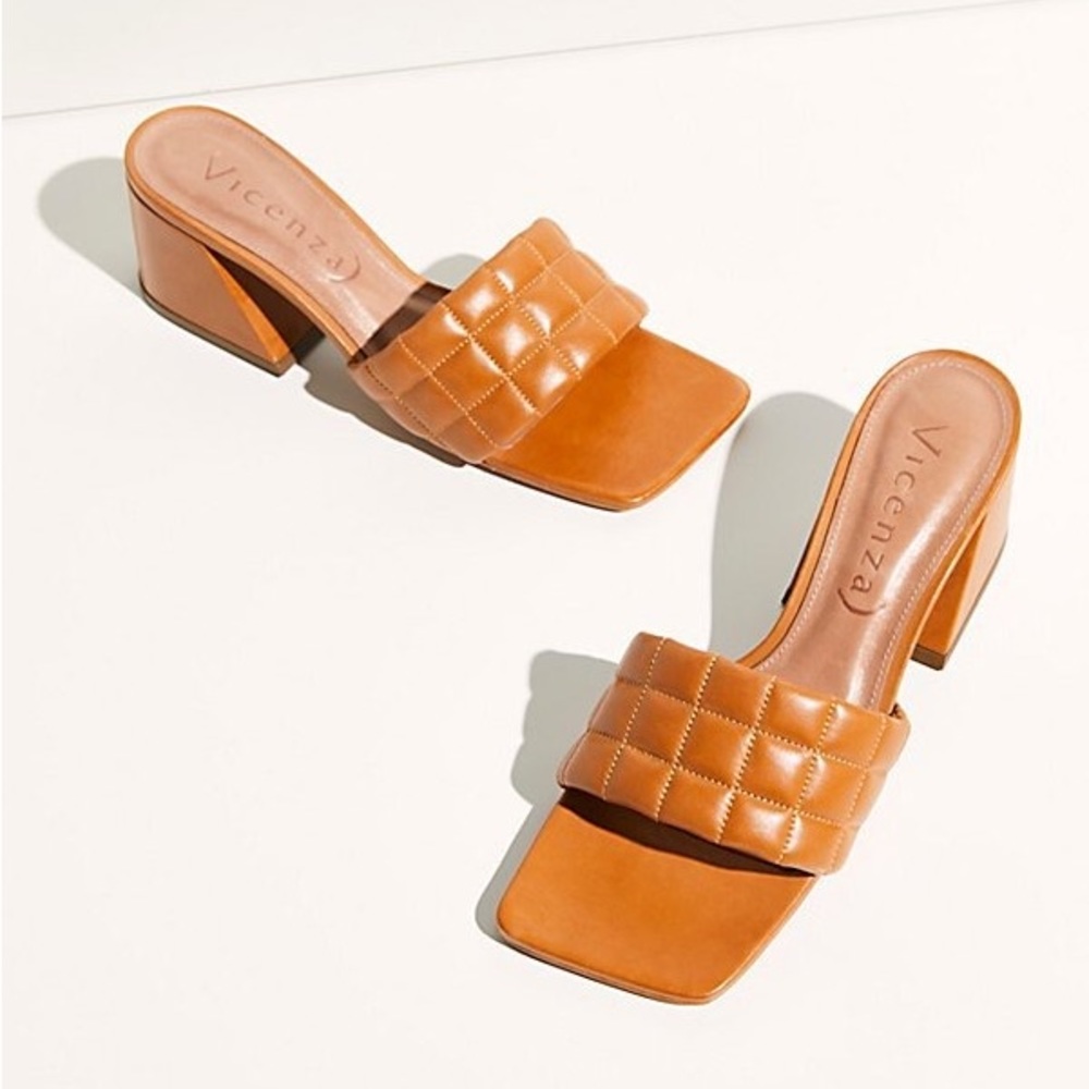 Free People Vicenza Melbourne Mules - Caramel